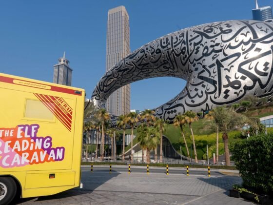 The Emirates Literature Foundation Reading Caravan at Museum of the Future.