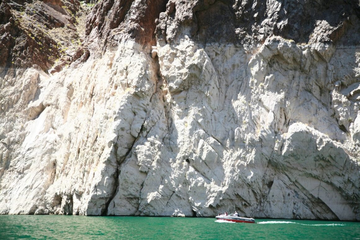 Low water at Lake Mead in an archival photograph taken on 13 June 2010. The image illustrates drought and does not show current conditions.